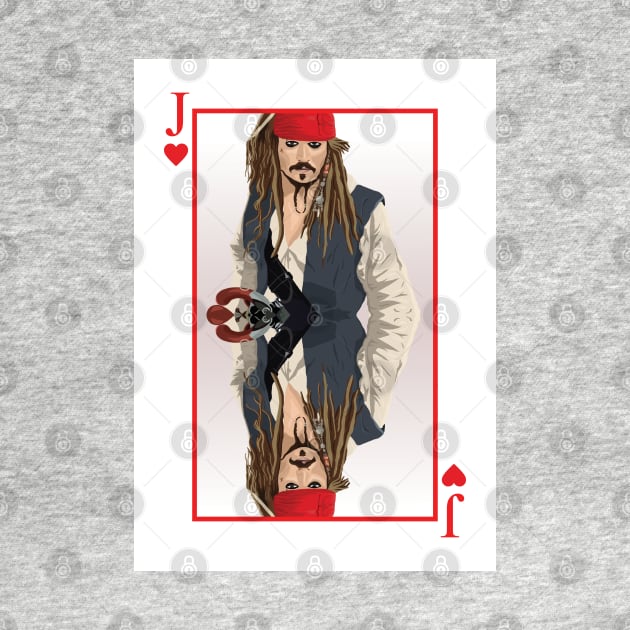 Jack of Hearts Playing Card Design by Wayne Brant Images